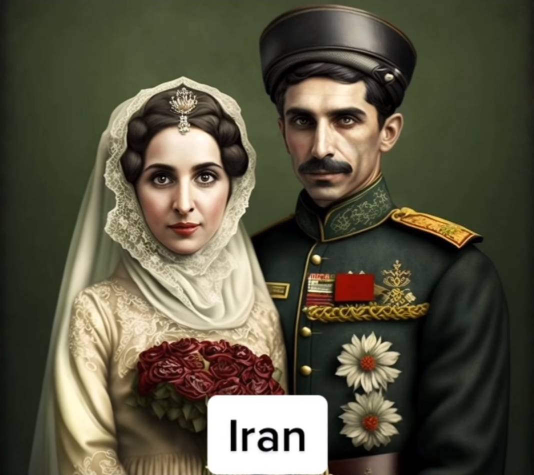 Yapay zekaya sordular, resmetti: İşte Türkiye dahil yapay zekaya göre gelin ve damat olarak ülkeler... 12